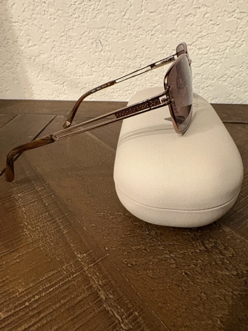 Liz Claiborne Tinted Lens Metal Frame Sunglasses